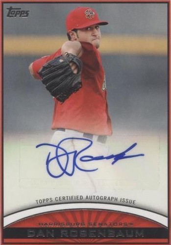 2012 Topps Pro Debut - Daniel Rosenbaum #PDA-DR