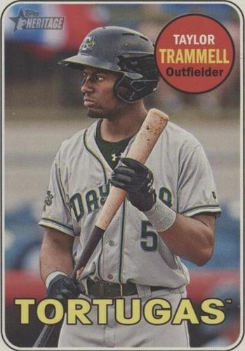 2018 Topps Heritage Minor League Edition - Taylor Trammell #202