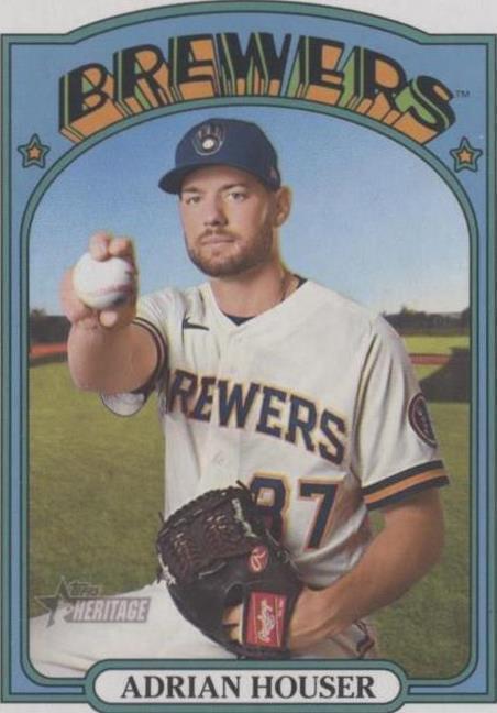 2021 Topps Heritage High Number - Adrian Houser #583