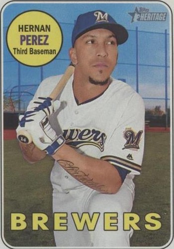 2018 Topps Heritage - Hernan Perez #493