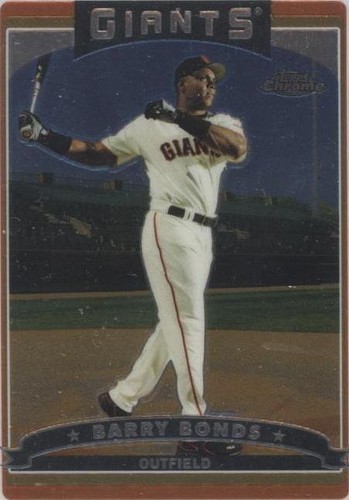 2006 Topps Chrome Baseball Blue Refractor #50 Barry Bonds | eBay