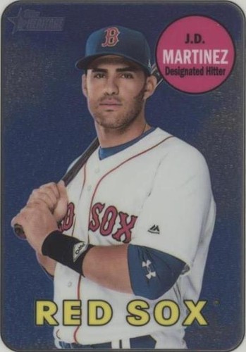 2018 Topps Heritage High Number - J.D. Martinez #THC-710