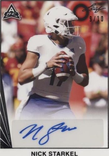 2021 Leaf Memories Nick Starkel #BA-NS2