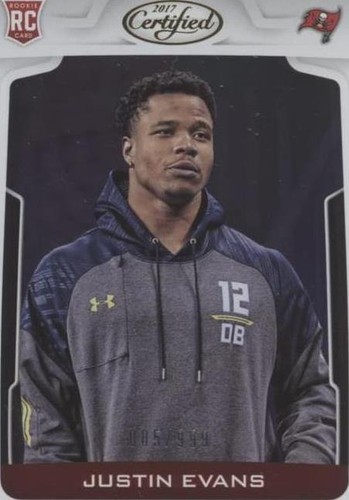 2017 Panini Certified Justin Evans #183