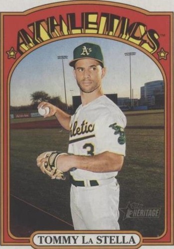 2021 Topps Heritage - Tommy La Stella #60