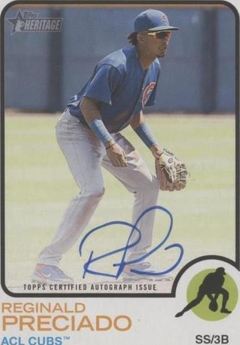 2022 Topps Heritage Minor League Edition - Reginald Preciado #ROA-RP