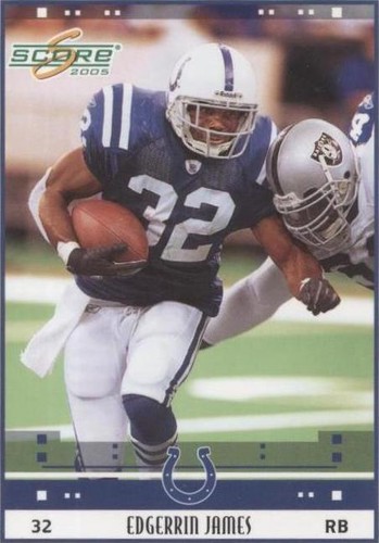 2005 Score Edgerrin James #121