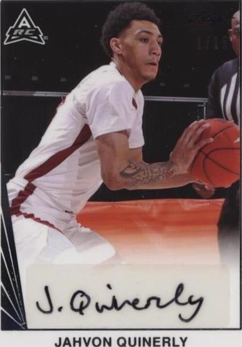 2021-22 Leaf Memories - Jahvon Quinerly #BA-JQ1