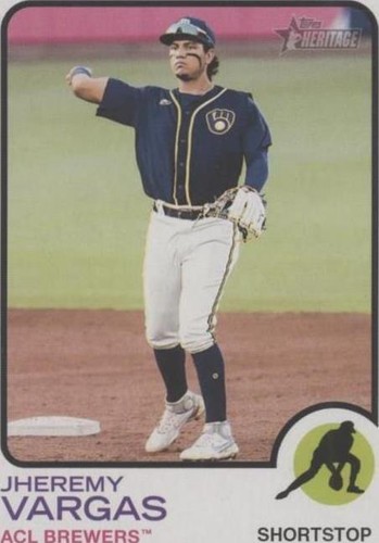 2022 Topps Heritage Minor League Edition - Jheremy Vargas #47