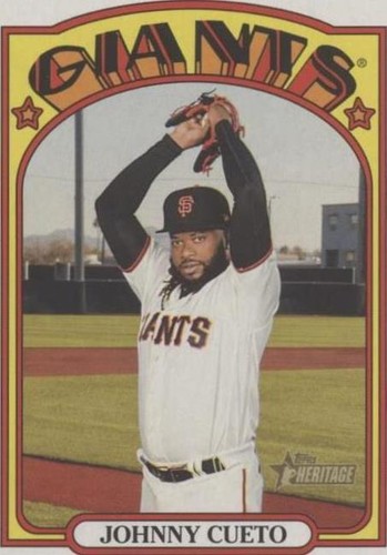 2021 Topps Heritage - Johnny Cueto #452
