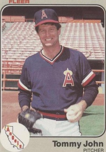 1983 Fleer - Tommy John #95