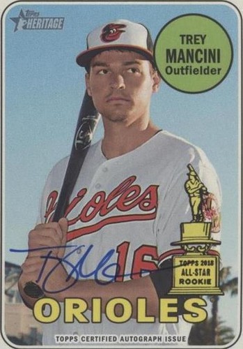 2018 Topps Heritage - Trey Mancini #ROA-TM