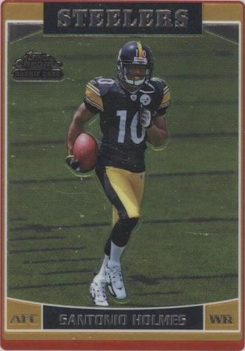 2006 Topps Chrome Santonio Holmes #244