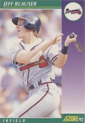 1992 Score - Jeff Blauser #362