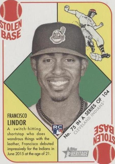 Topps Heritage '51 2015 - Francisco Lindor #75