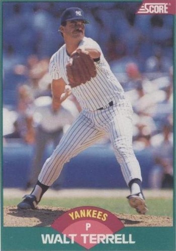 1989 Score Rookie & Traded - Walt Terrell #75T