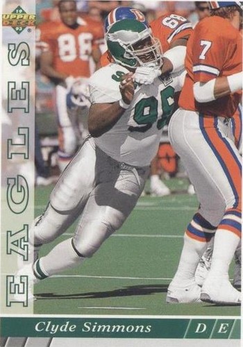 1993 Upper Deck Clyde Simmons #265