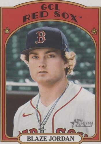 2021 Topps Heritage Minor League Edition - Blaze Jordan #95