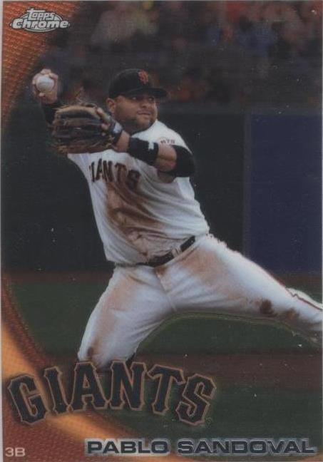 Topps Chrome 2010 - Pablo Sandoval #62