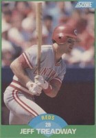 1989 Score - Jeff Treadway #86