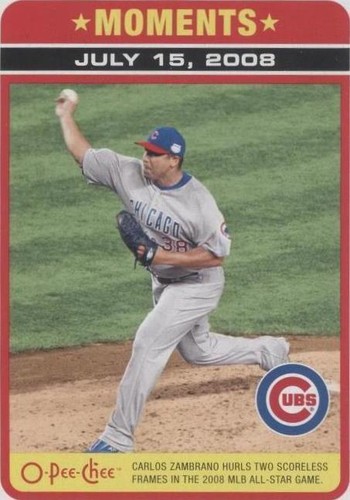 2009 O-Pee-Chee - Carlos Zambrano #549