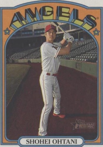 2019 Topps Heritage Nickname SP #430 Shohei Ohtani Showtime