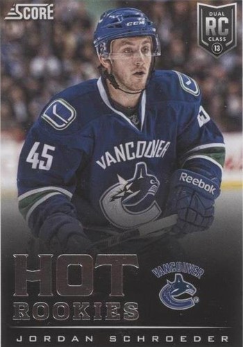 2013-14 Score - Jordan Schroeder #637