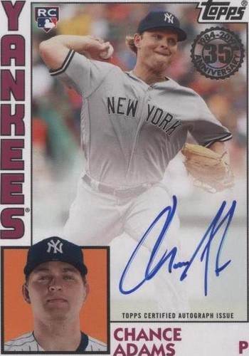 2019 Topps - Chance Adams #84A-CA