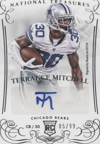 2014 Panini National Treasures Terrance Mitchell #202