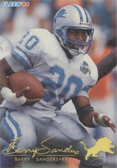 1994 Fleer Shell FACT (Football & Academics: A Championship Team) Barry Sanders #97