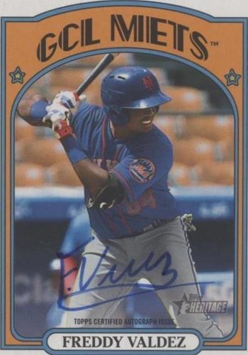 2021 Topps Heritage Minor League Edition - Freddy Valdez #ROA-FV