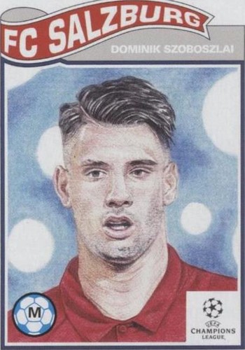 2020-21 Panini Mosaic Prizm Reactive Red Dominik Szoboszlai