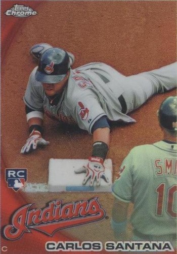 2010 Topps Update Series - Carlos Santana #CHR50
