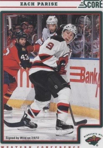 2012-13 Score - Zach Parise #244