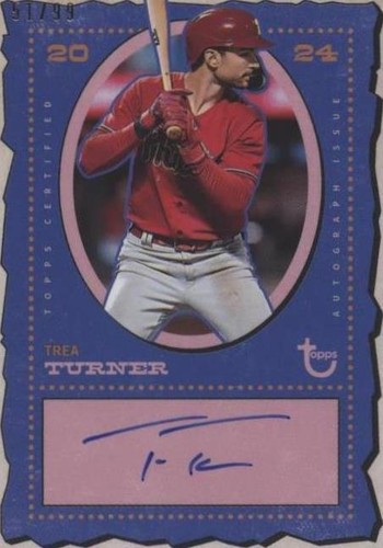 2024 Topps Brooklyn Collection - Trea Turner #AC-TT