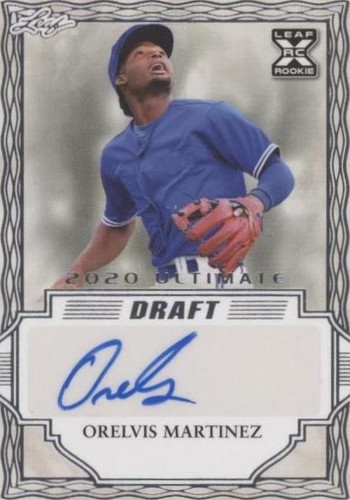 2020 Leaf Ultimate Draft - Orelvis Martinez #BA-OM1