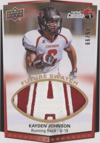 2015 Upper Deck USA Football Kayden Johnson #127