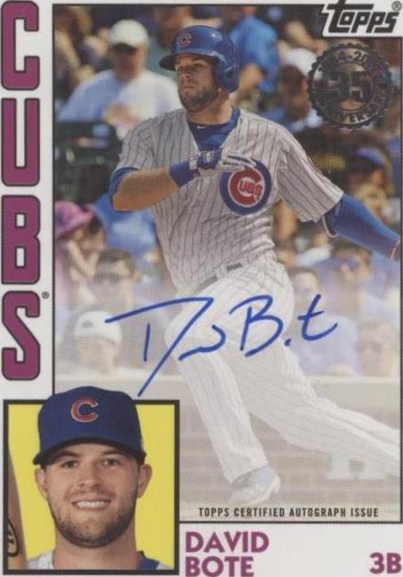 2019 Topps - David Bote #84A-DBO