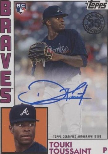 2019 Topps - Touki Toussaint #84A-TT