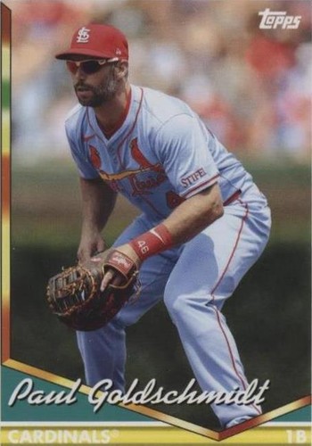2024 Topps Series One PAUL GOLDSCHMIDT Auto 1989 Orange Mojo 
