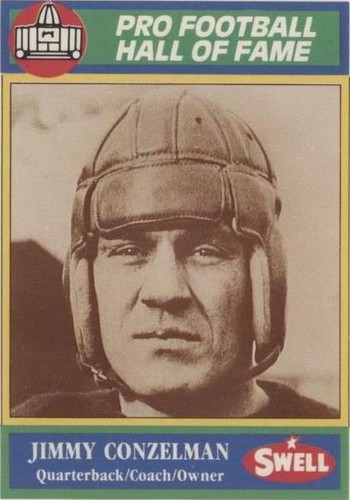 1990 Swell Pro Football Hall of Fame Jimmy Conzelman #34