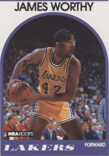 1989-90 NBA HOOPS 89 ALL STAR JAMES WORTHY #219 LOS ANGELES
