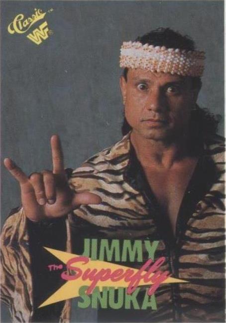 1990 Classic WWF - Jimmy Snuka #69