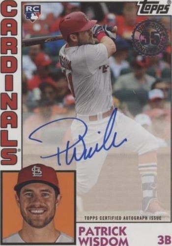 2019 Topps - Patrick Wisdom #84A-PW