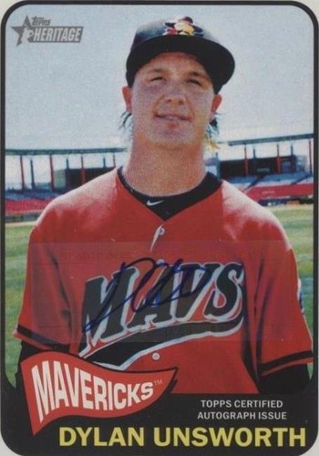 2014 Topps Heritage Minor League Edition - Dylan Unsworth #ROA-DU