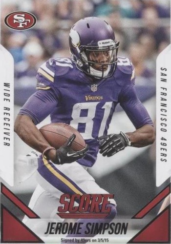 2015 Score Jerome Simpson #55
