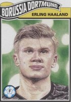 2020 Topps UCL Living Set Erling Haaland #154