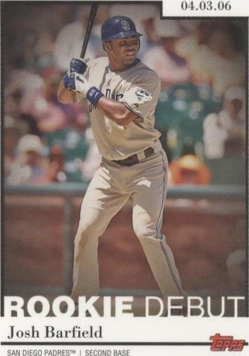 2006 Topps Updates & Highlights - Josh Barfield #RD-4