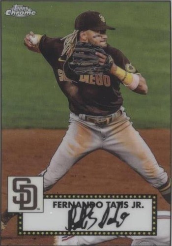 稀少TATIS JR. 2021 Topps Series 1 Fernando Tatis JR.1952 REDUX #T52-32 San