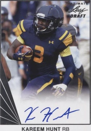 2017 Leaf Ultimate Draft Kareem Hunt #BA-KH1